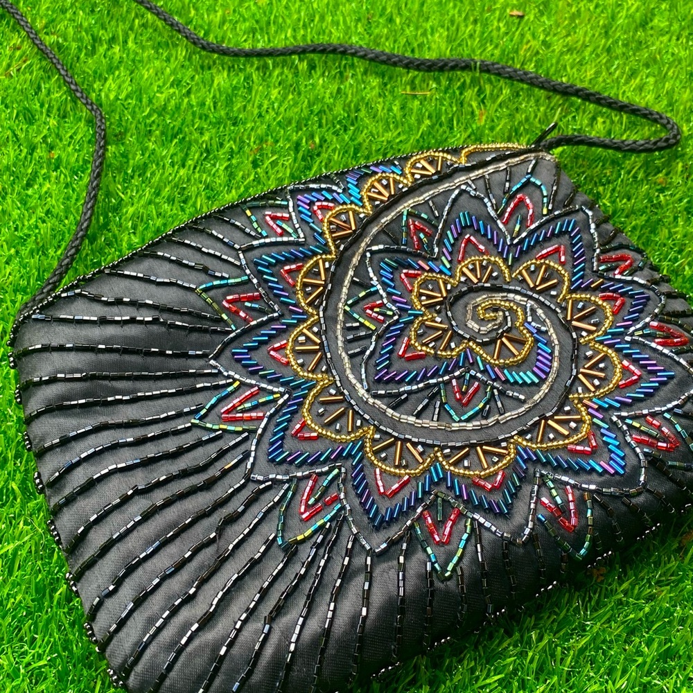 Hand beaded bag